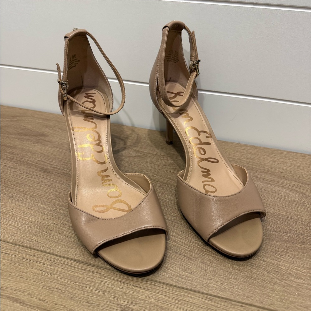 Sam Edelman Porchia Classic Nude Heels 7.5